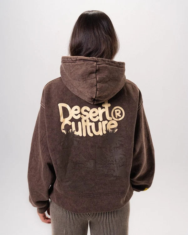 Desert Culture Washed Oversized Hoodie