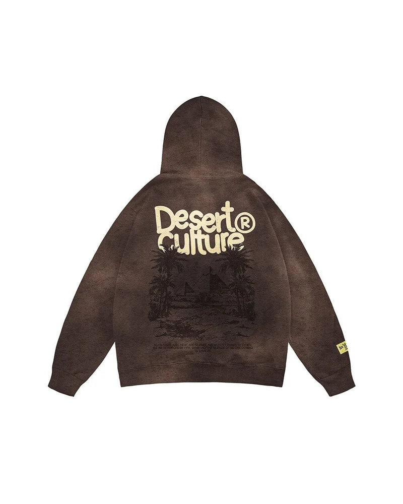 Desert Culture Washed Oversized Hoodie