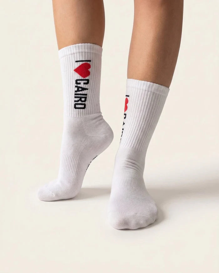 I Love Cairo Neck Socks