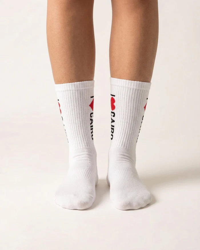 I Love Cairo Neck Socks