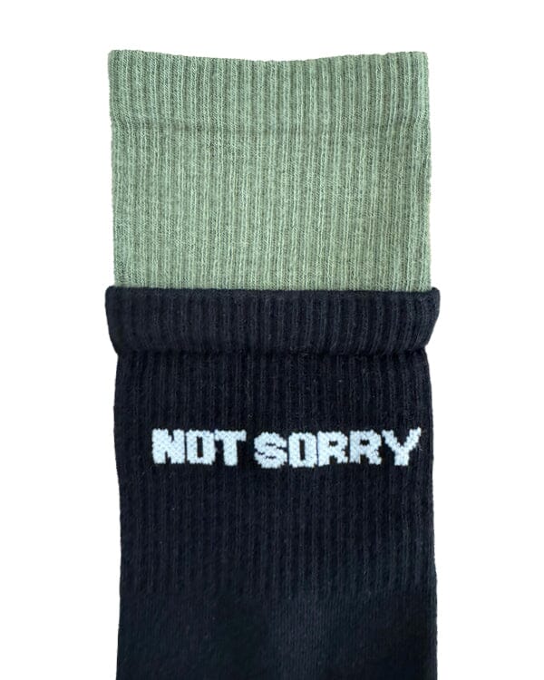 Not Sorry Neck Socks