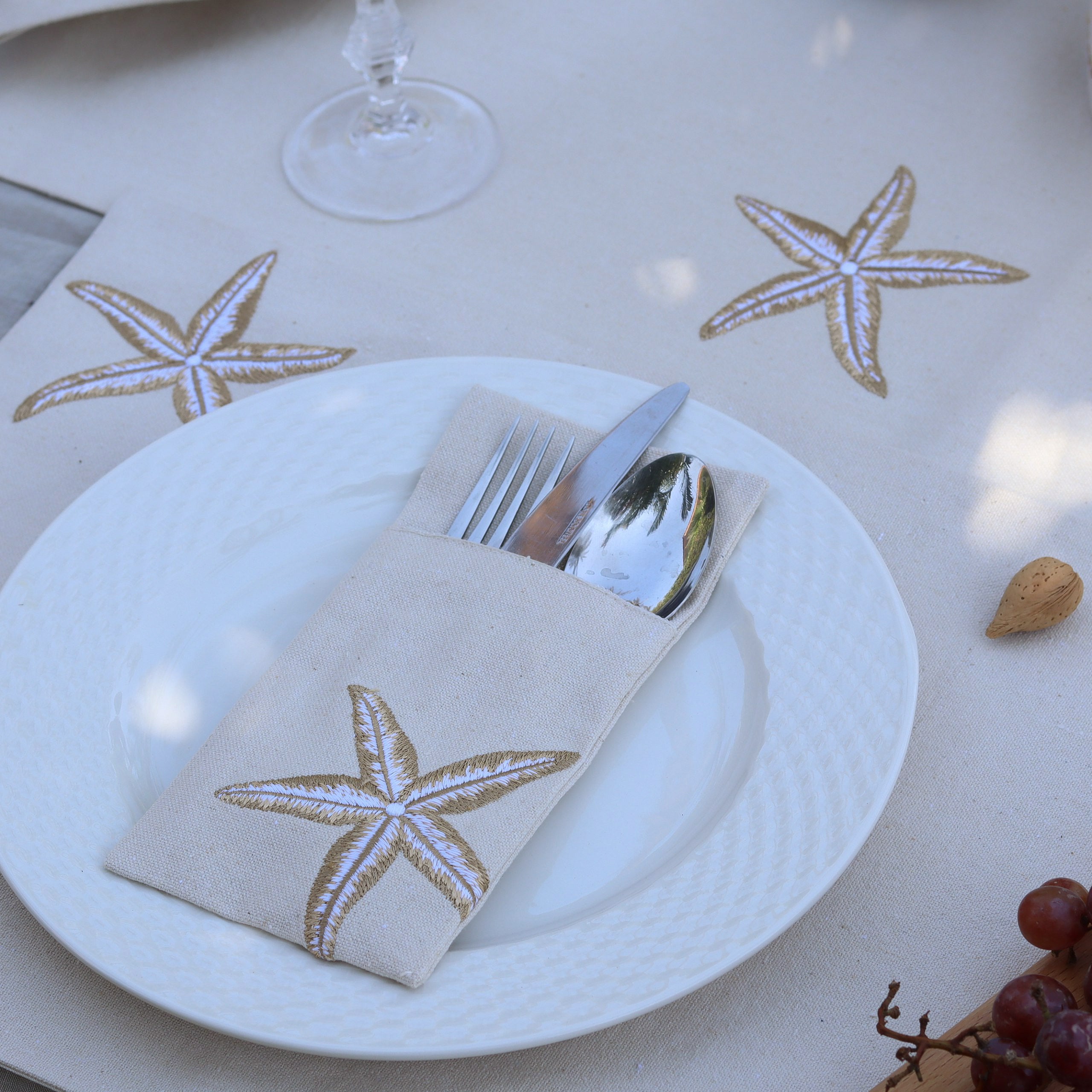 Starfish Cutlery Holder Set