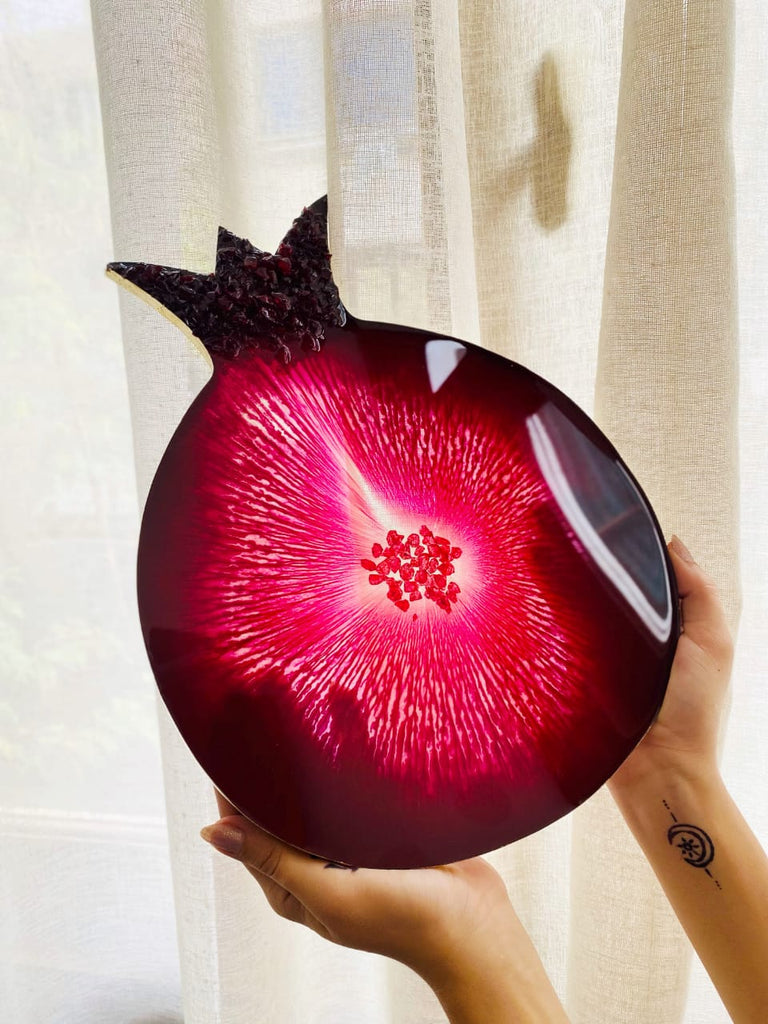 Resin Pomegranate Platter