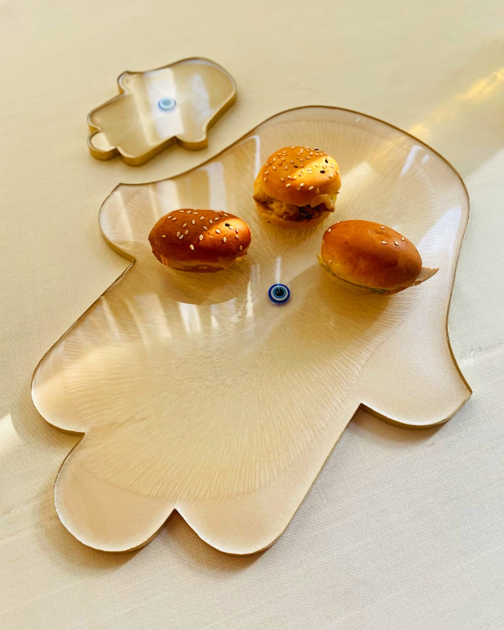 Resin Hamsa Platter