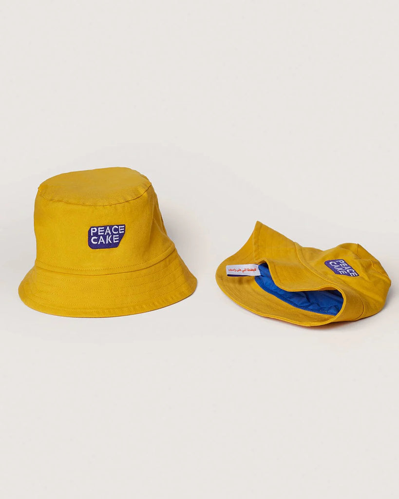 Yellow Peace Cake Bucket Hat
