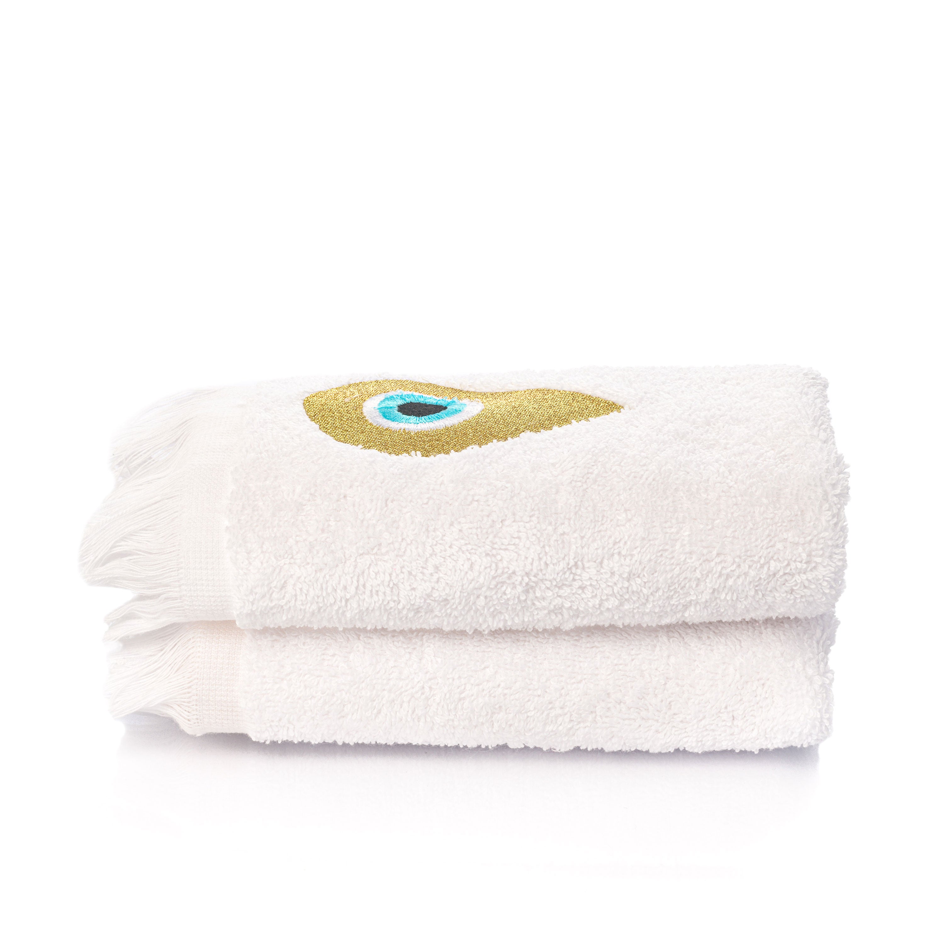Golden Eye Guest Towels Set