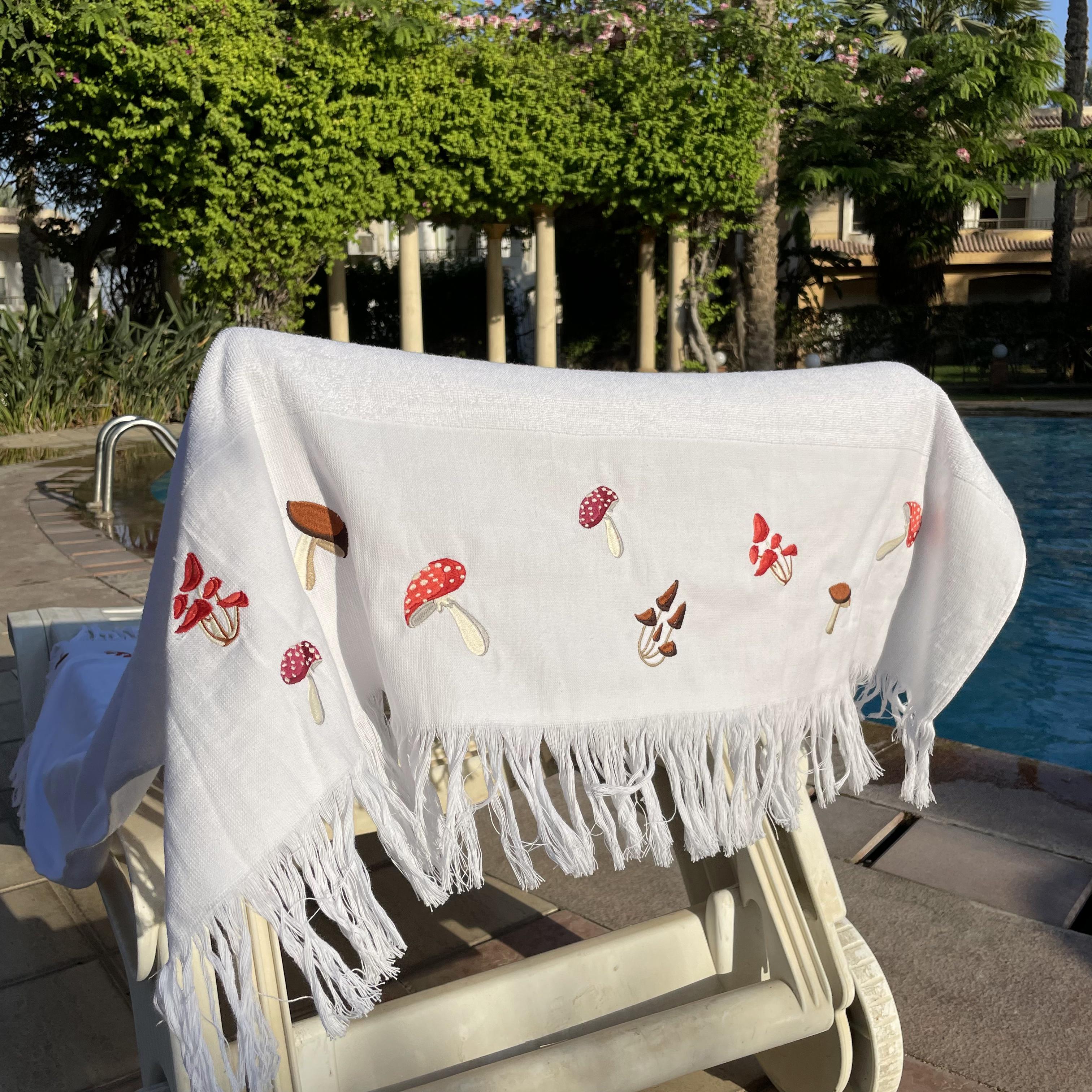 Mushroom Beach Towel