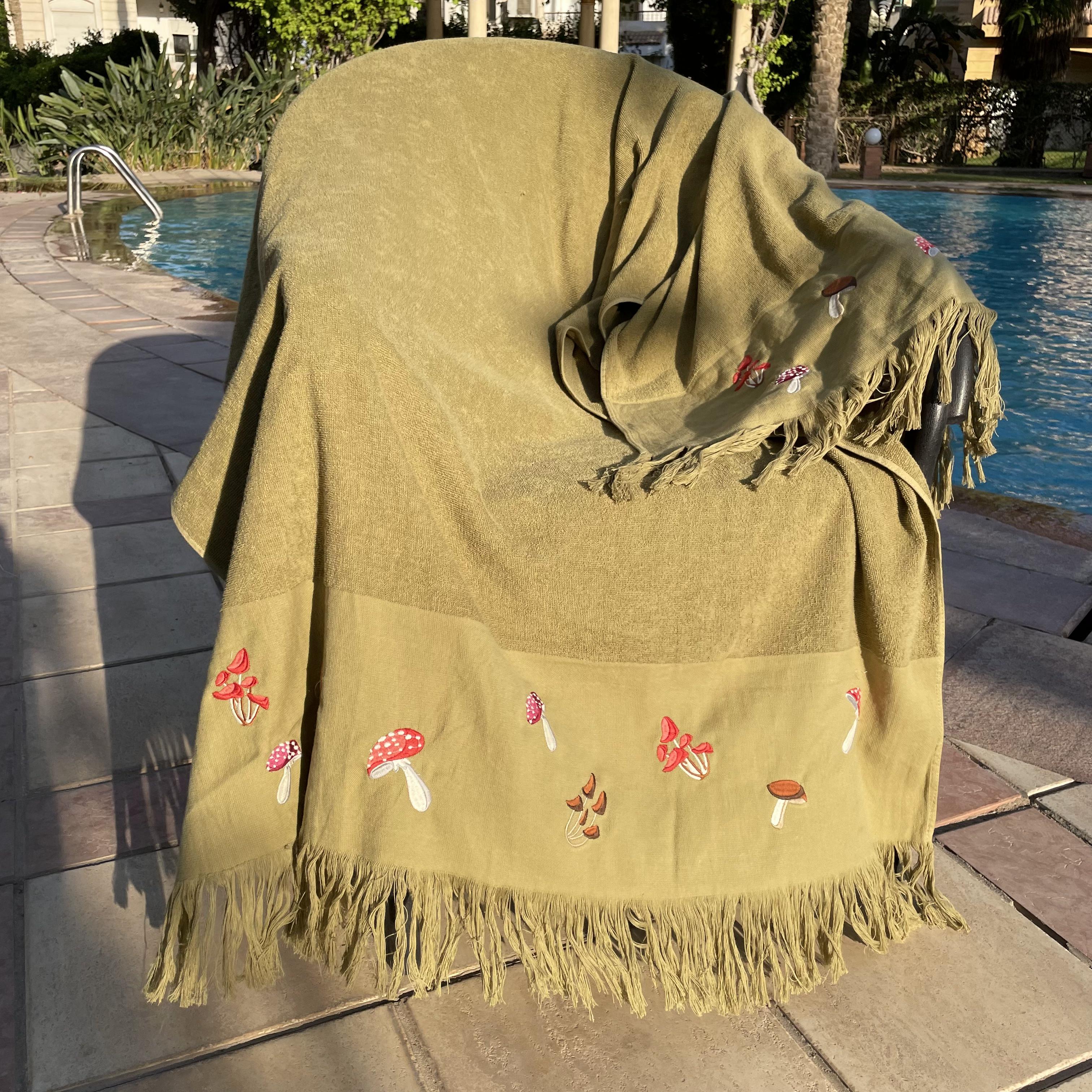 Mushroom Beach Towel