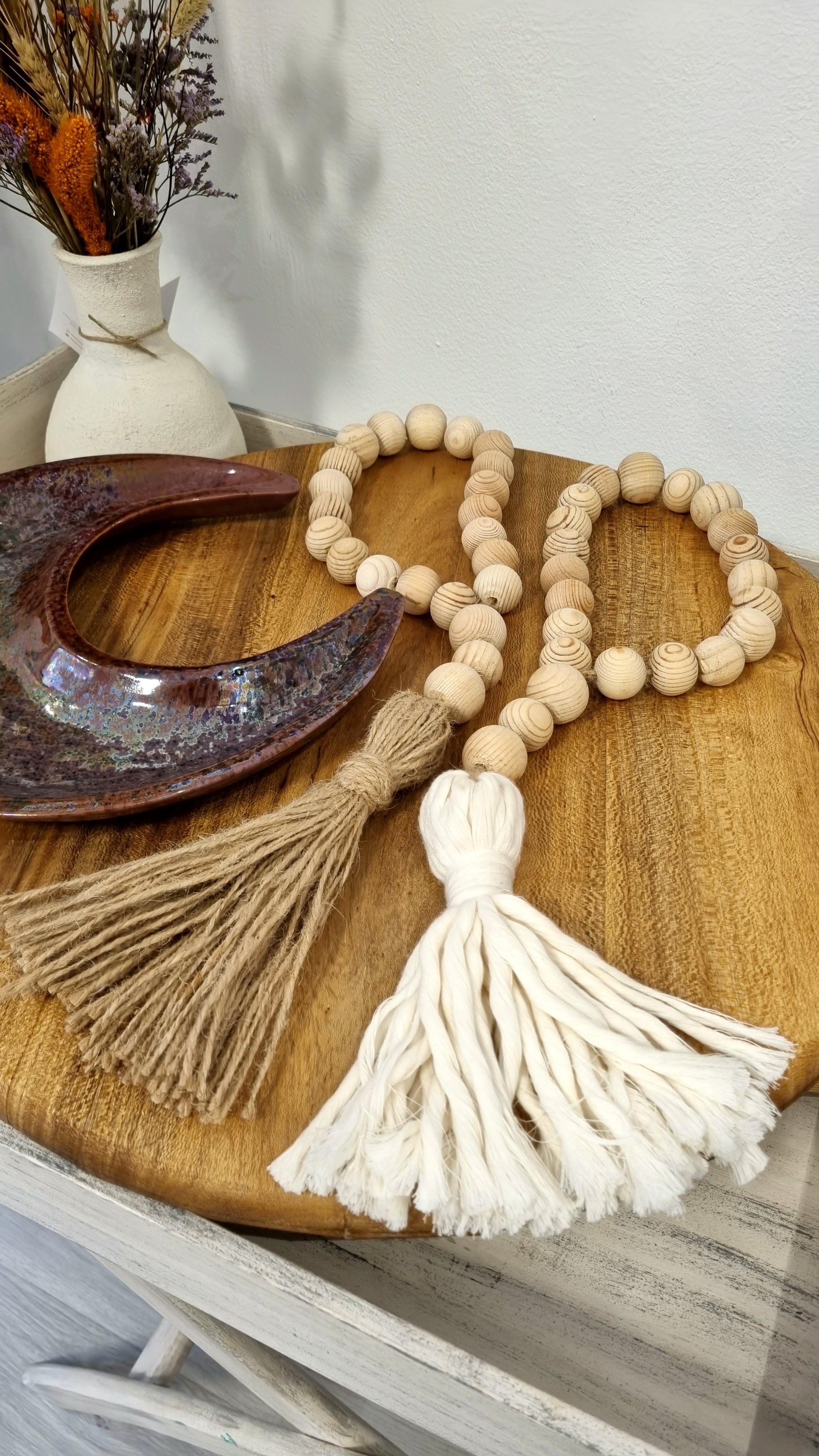 Wooden Bead Garland