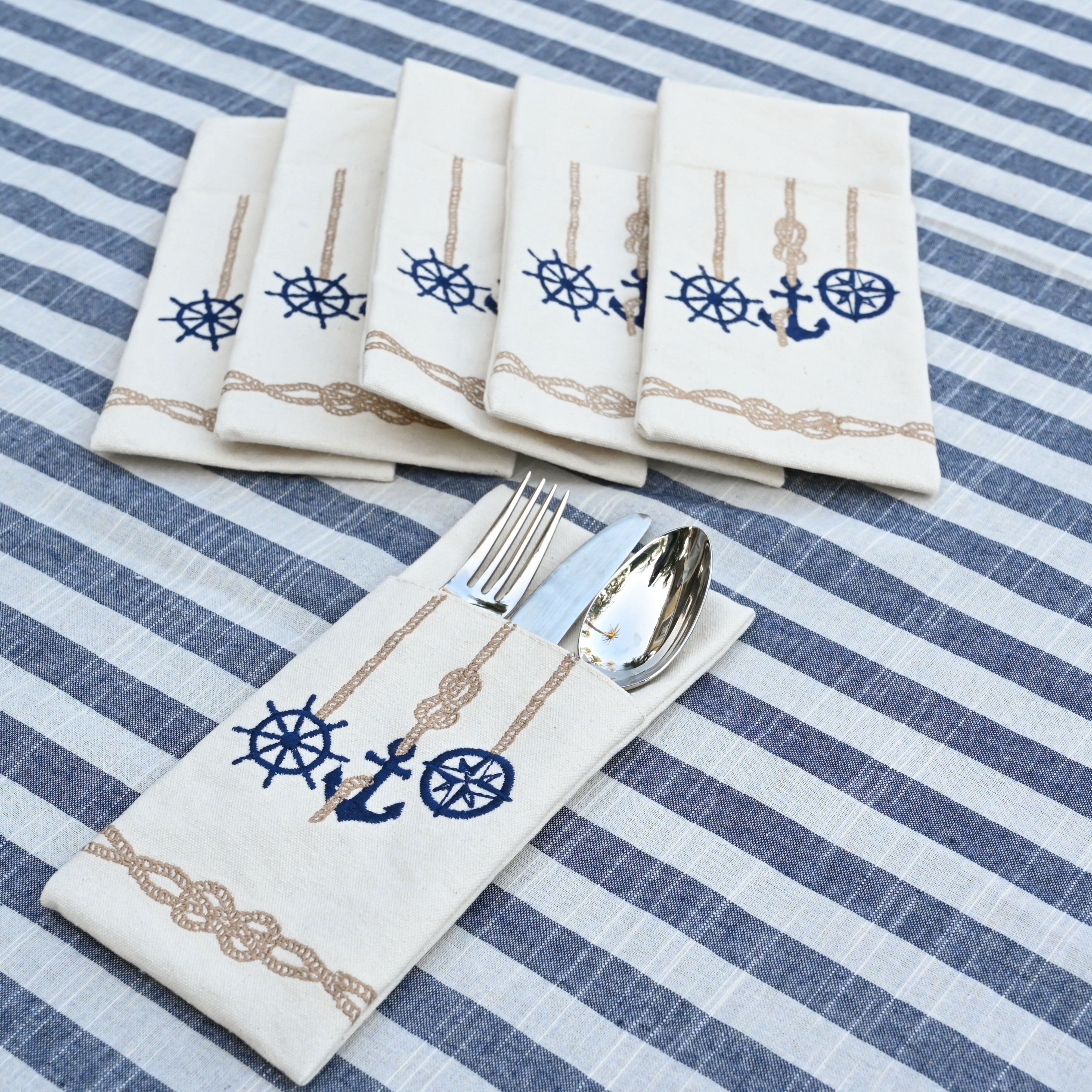 Nautical 2022 Cutlery Holder Set