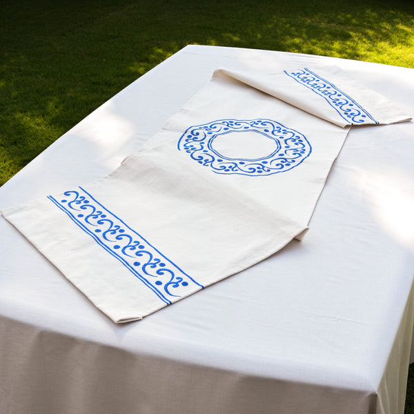 Royal Waves Table Runner