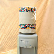 Floral Tiles  Water Dispenser Gallon Cover