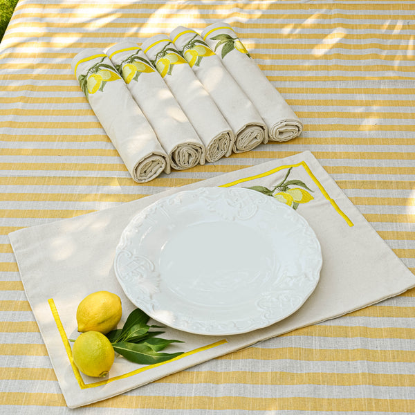 Lemon Tree Placemat Set