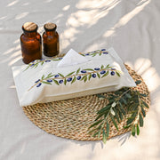 Olive Branch Tissue Box Cover