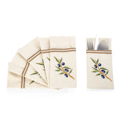 Olive Branch Cutlery Holder Set