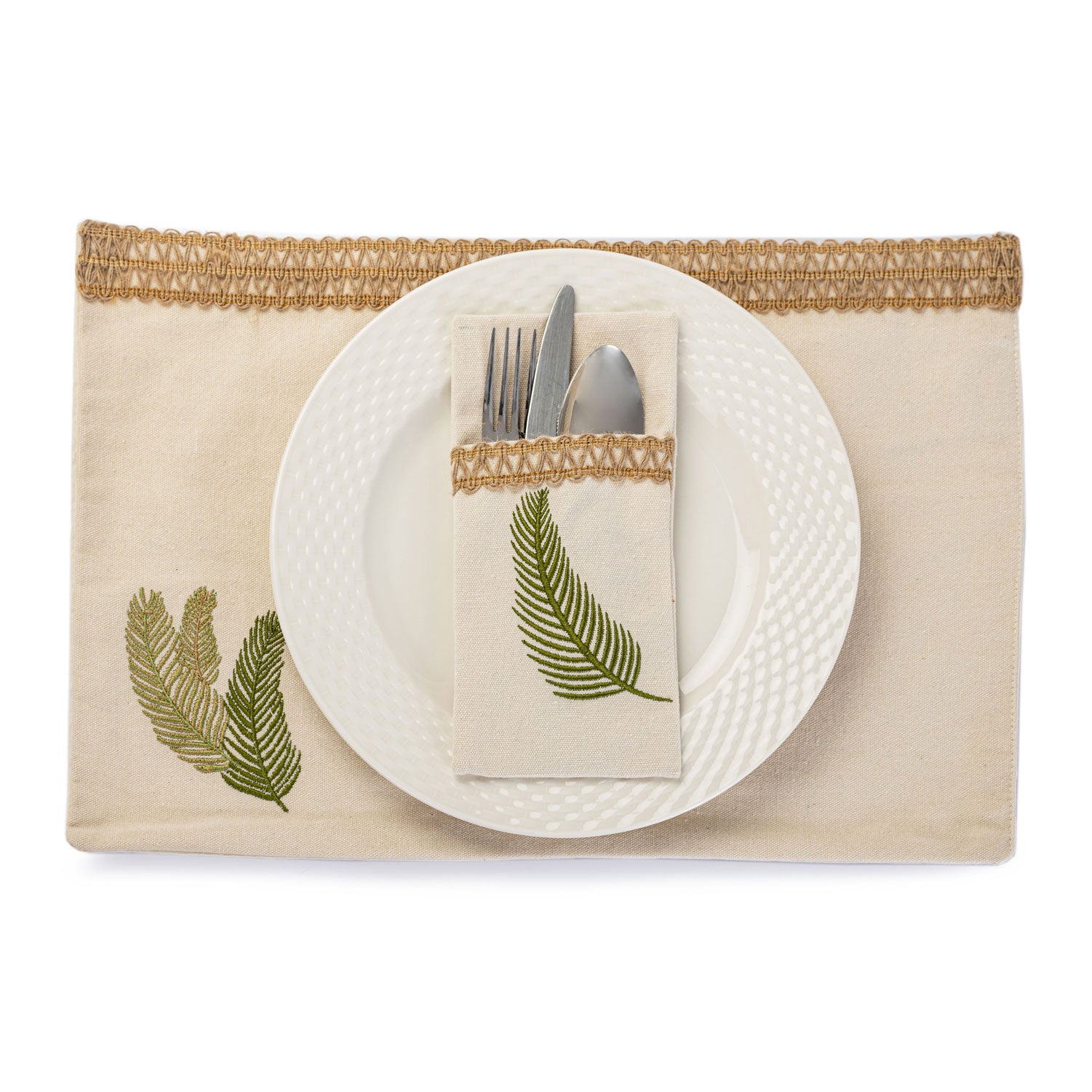 Palm Leave Placemat Set