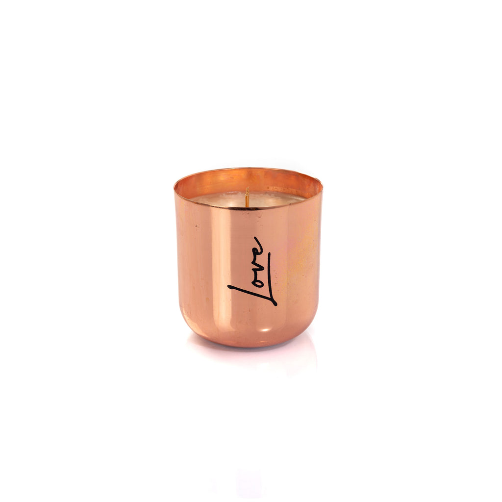 Love Wooden Wick Candle
