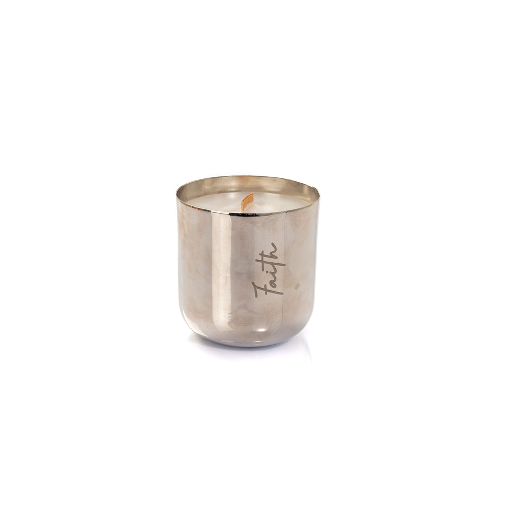 Faith Wooden Wick Candle