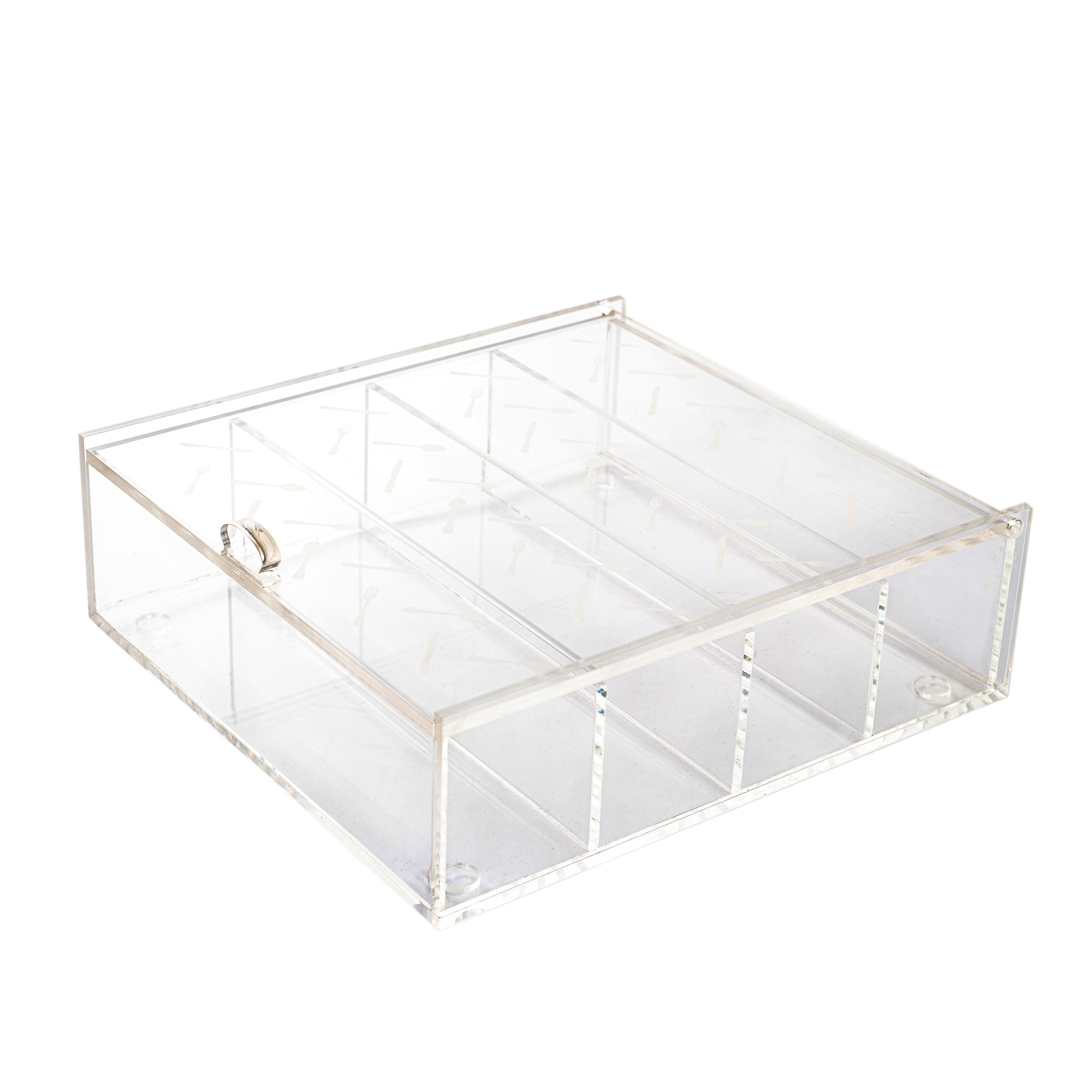 Plexi Cutlery Holder Box