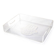 Plexi Kaff White Tea Tray