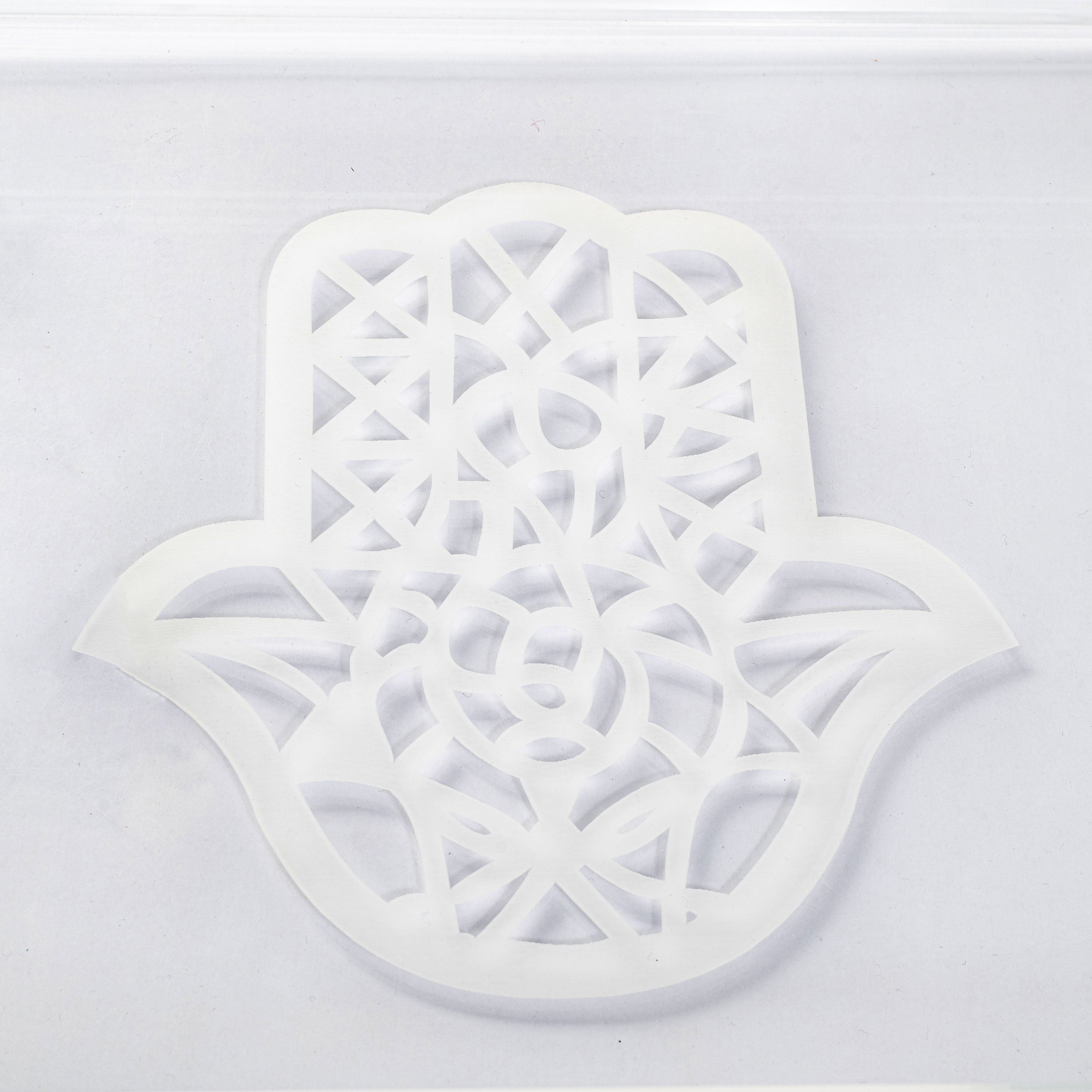 Plexi Kaff White Tea Tray