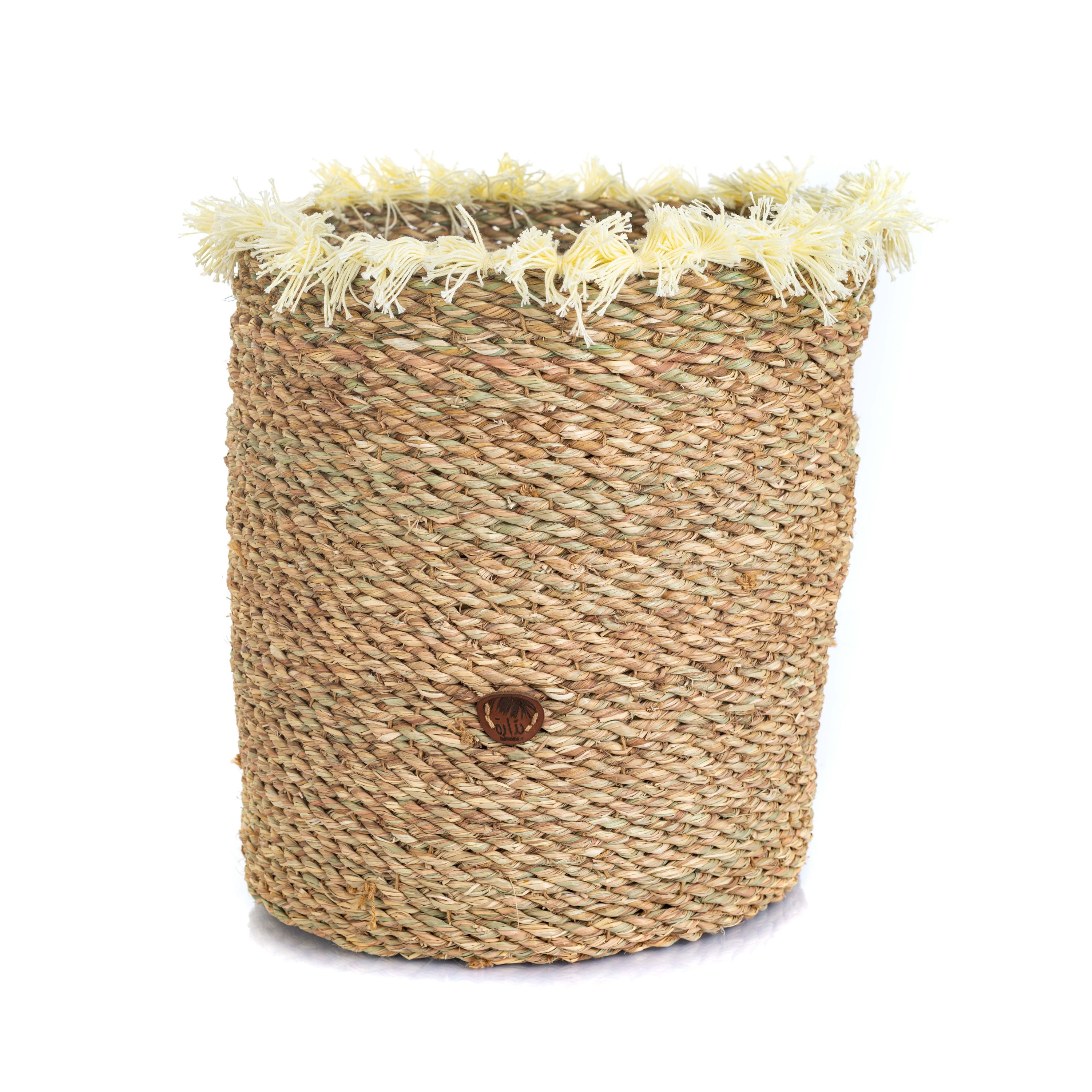Halfa Fringed Basket