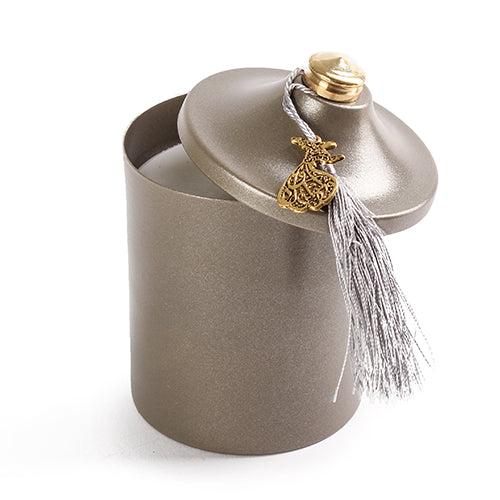 Fresh Linen & Amber Scented Pyramid Candle