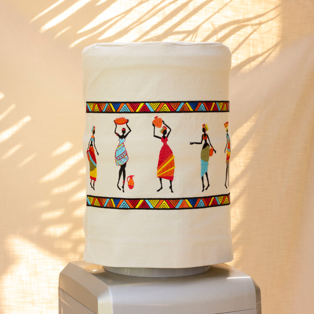 Colorful Africa Water Dispenser Gallon Cover