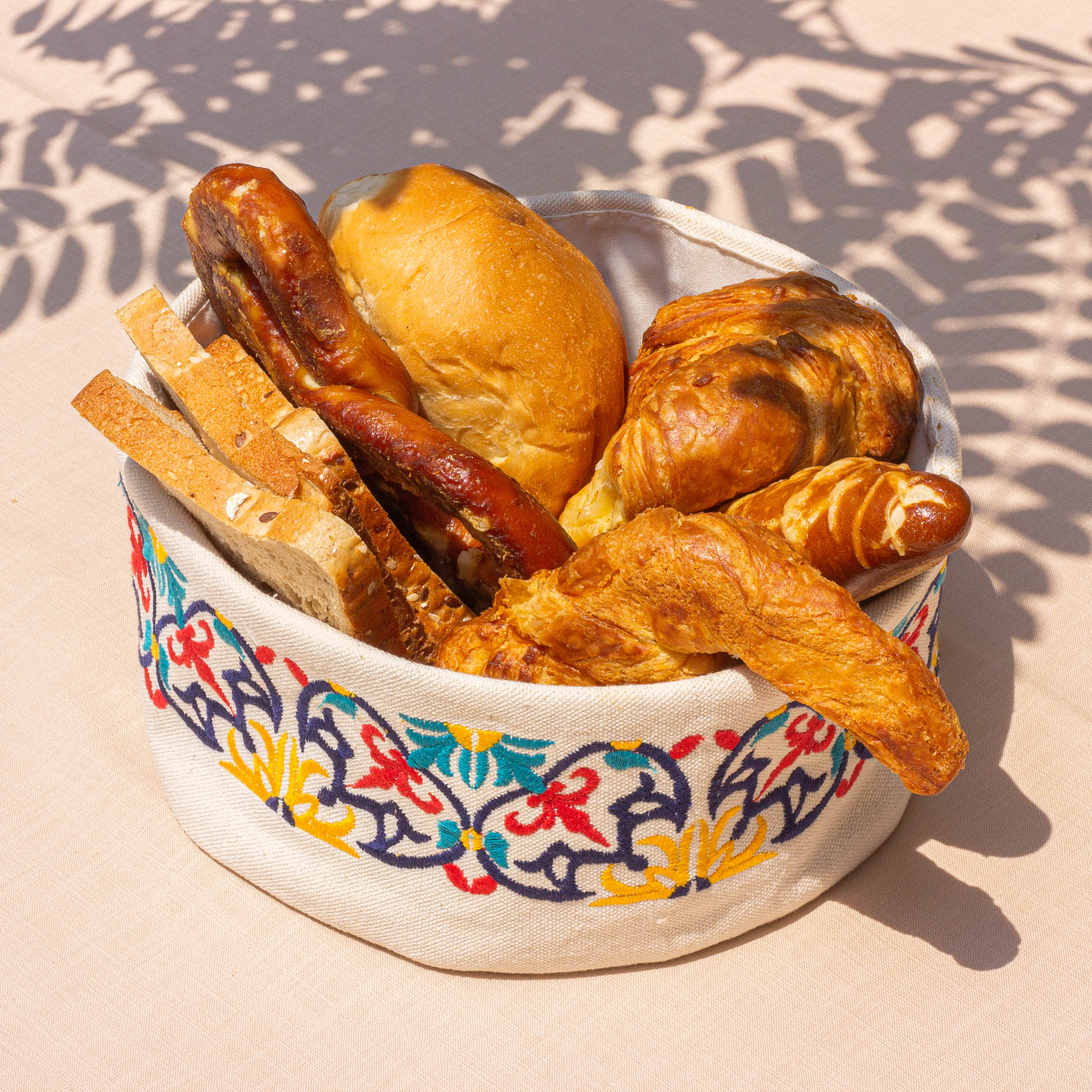 Floral Tiles Breadbasket