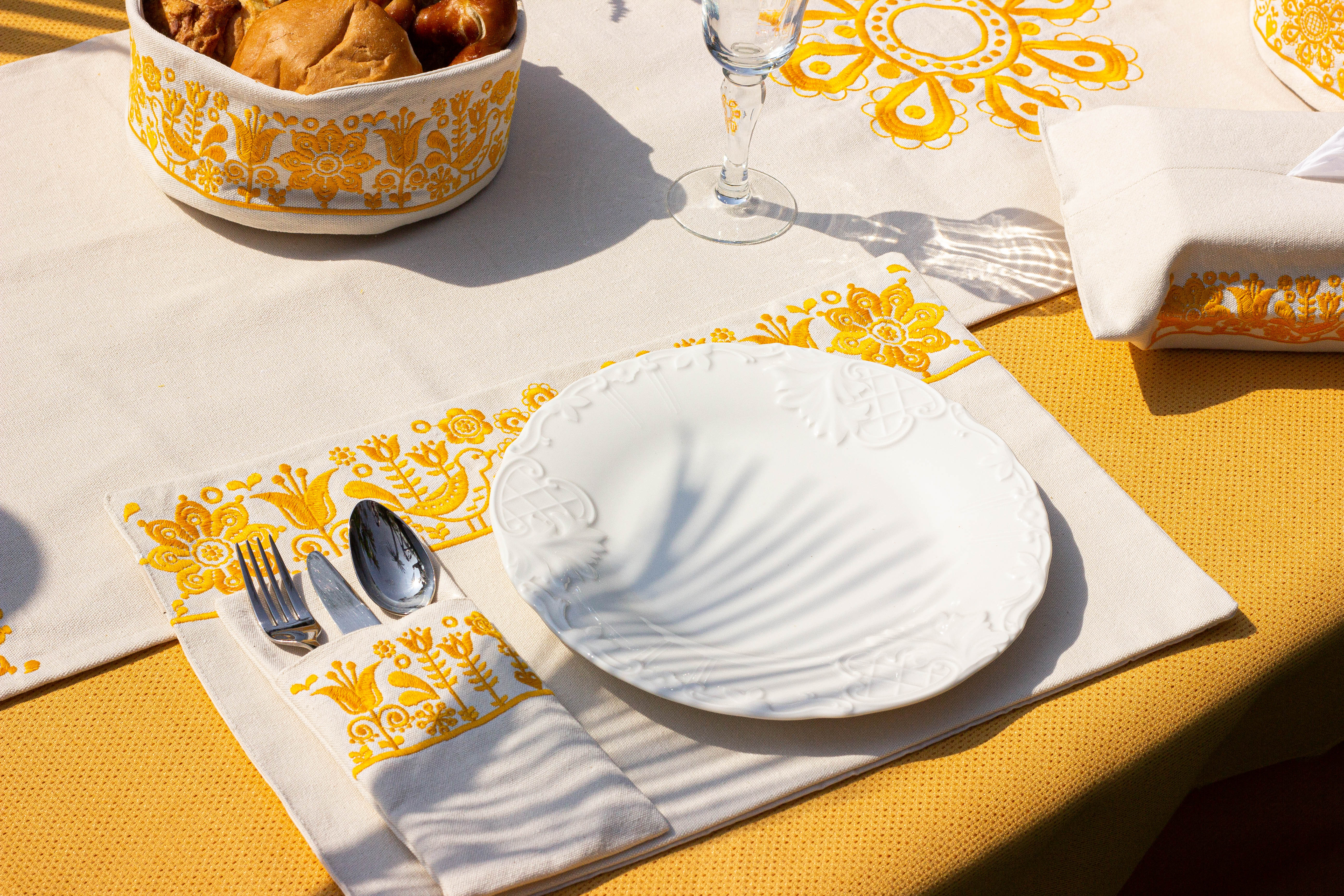 Scandi Garden Cutlery Holder Set