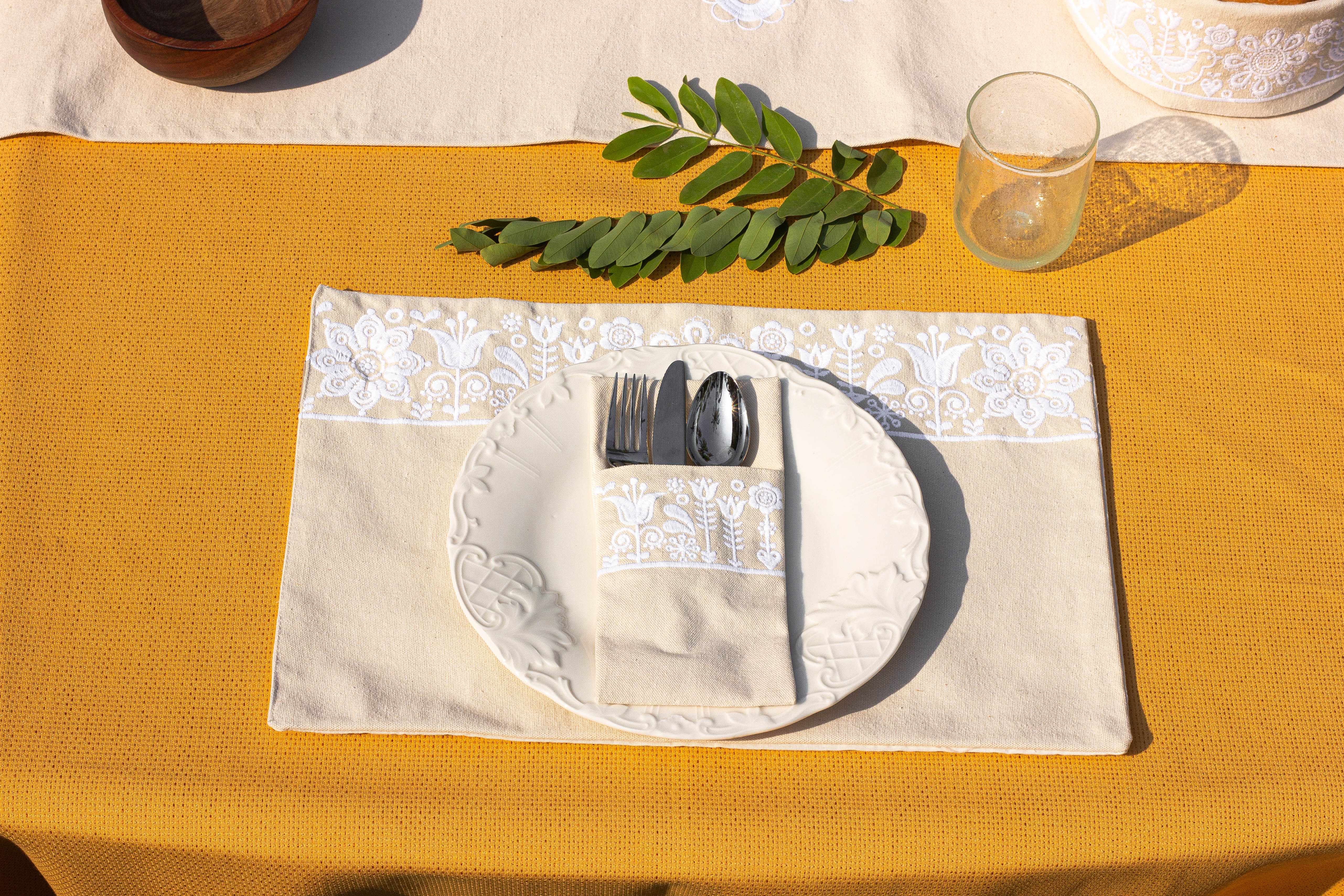 Scandi Garden Cutlery Holder Set
