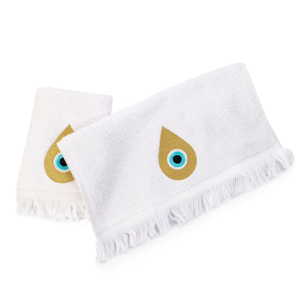 Golden Eye Guest Towels Set