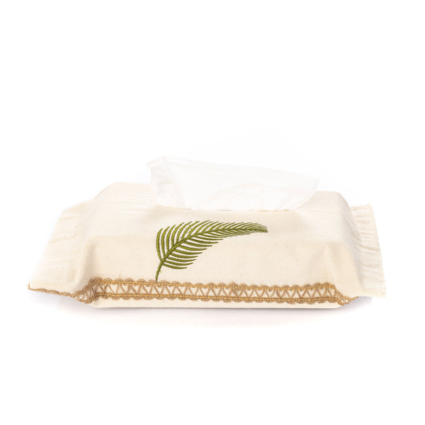 Palm Leave Tissue Box Cover