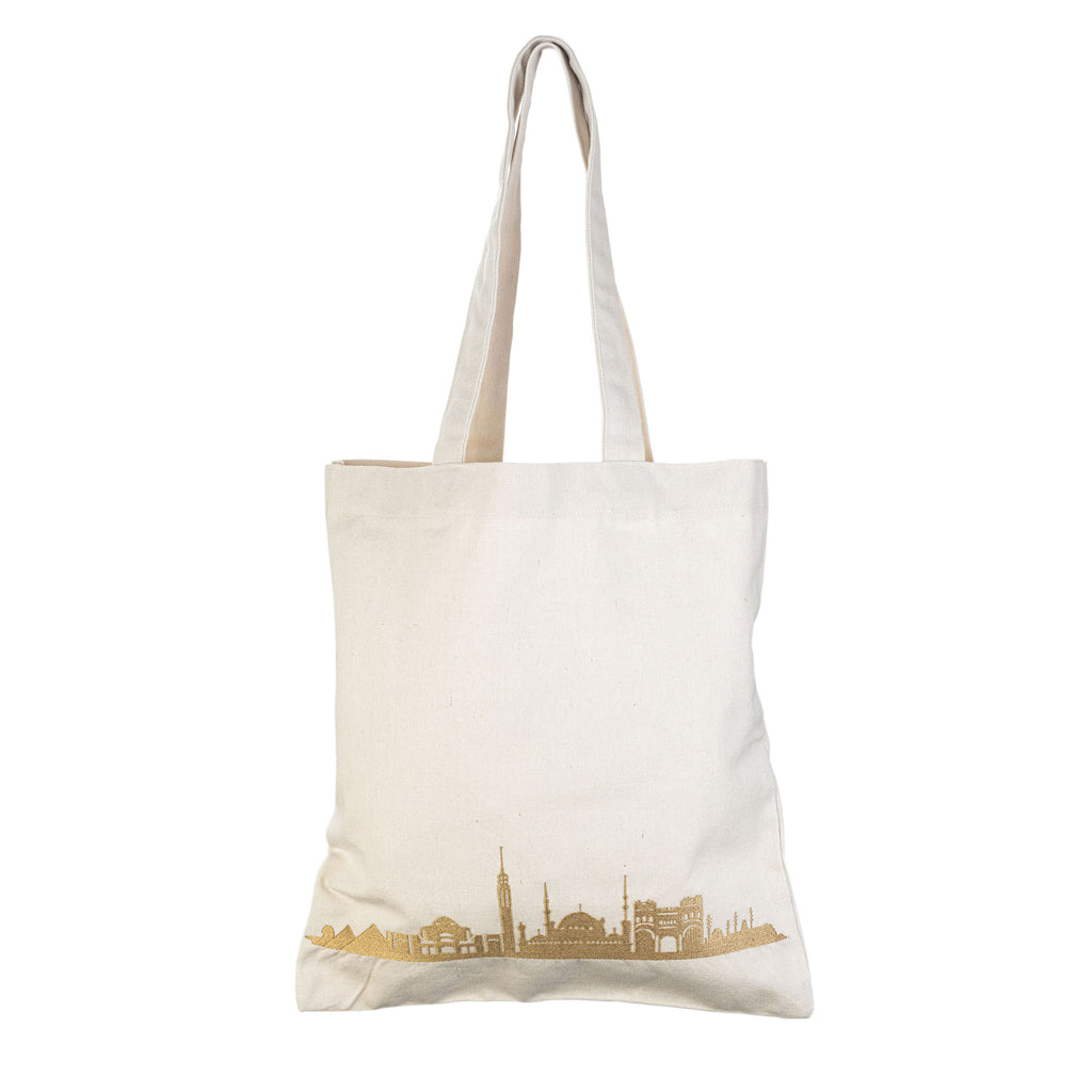 Golden Cairo Tote Bag