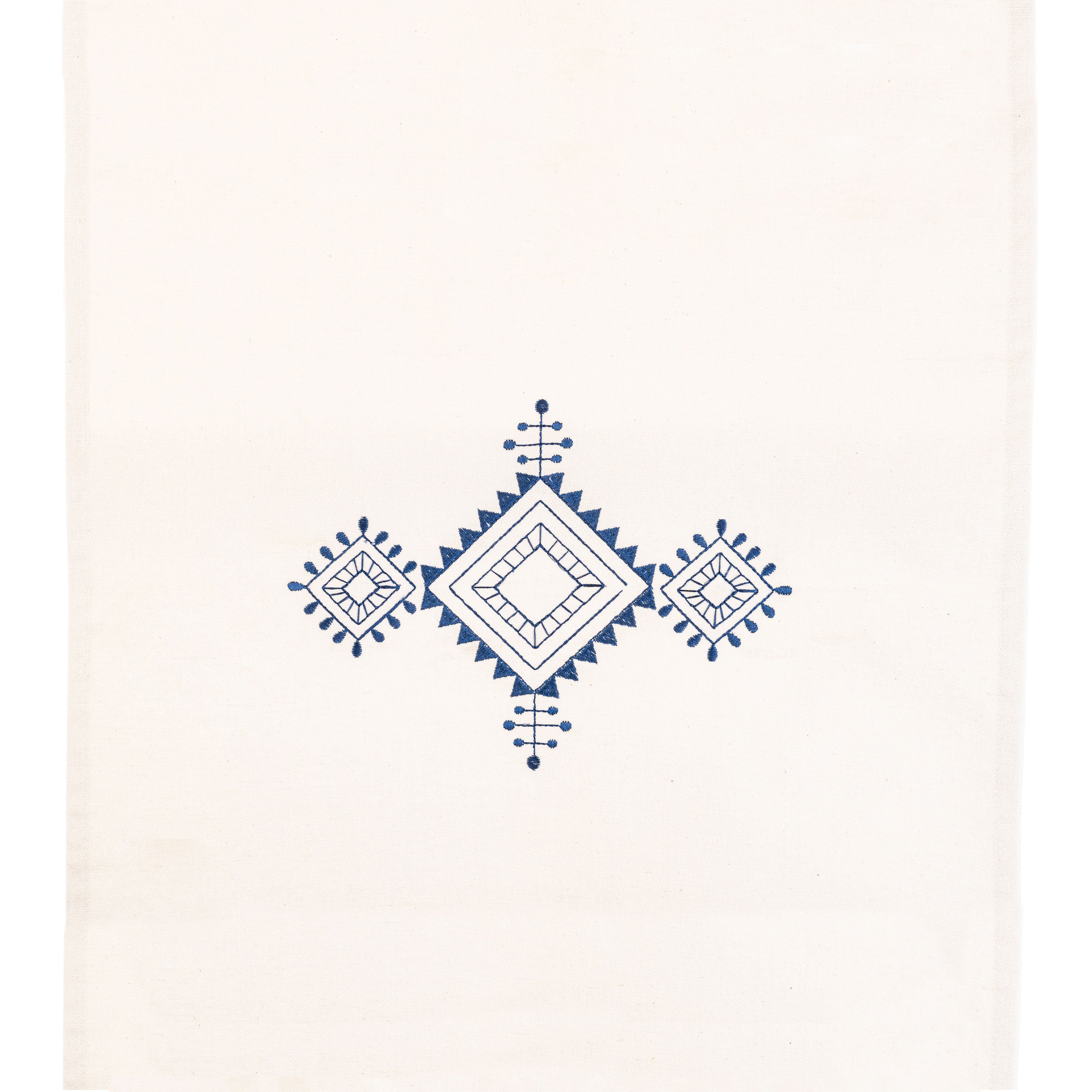 Navy Diamond Table Runner