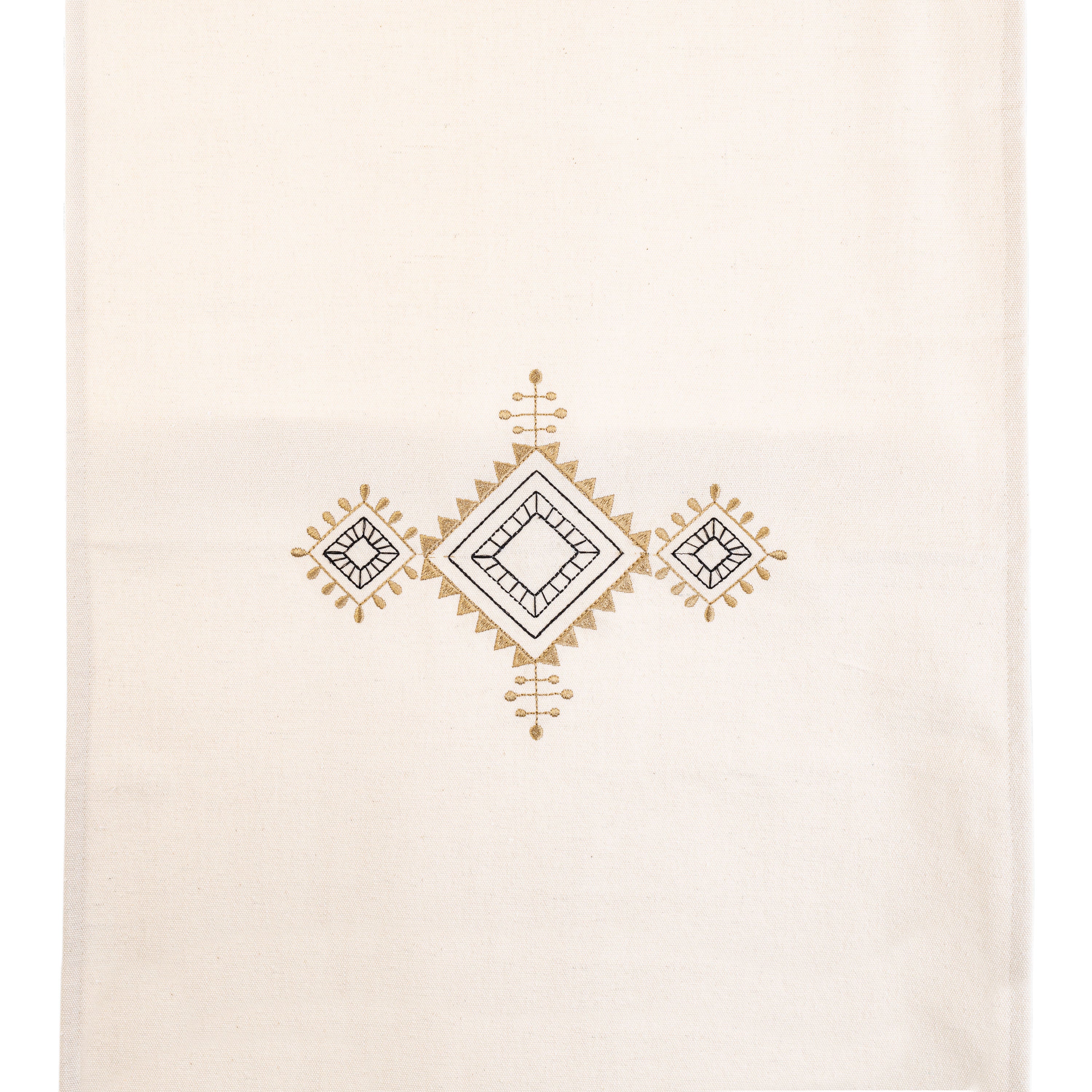 Black & Gold Diamond Table Runner