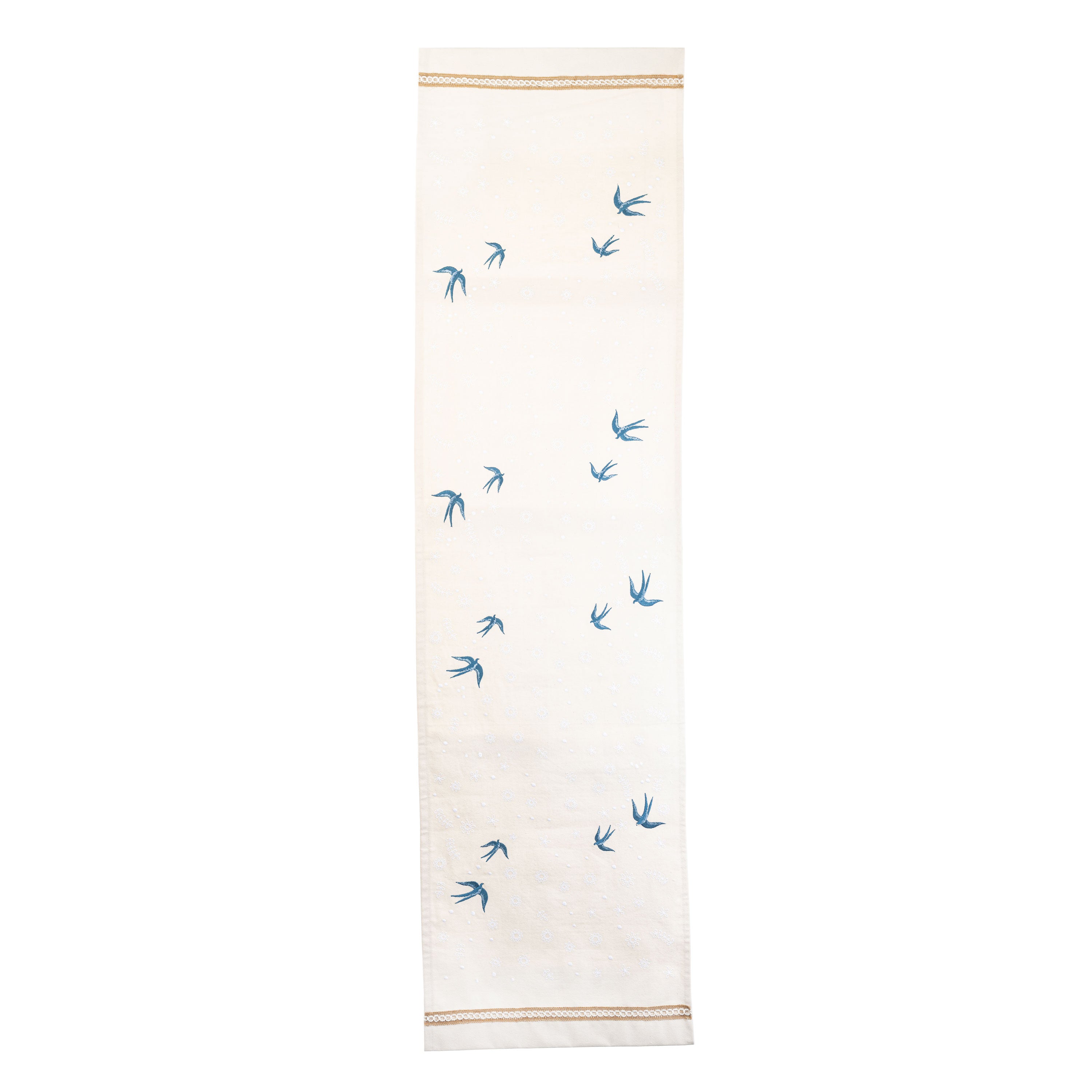 Birds & Flowers Table Runner