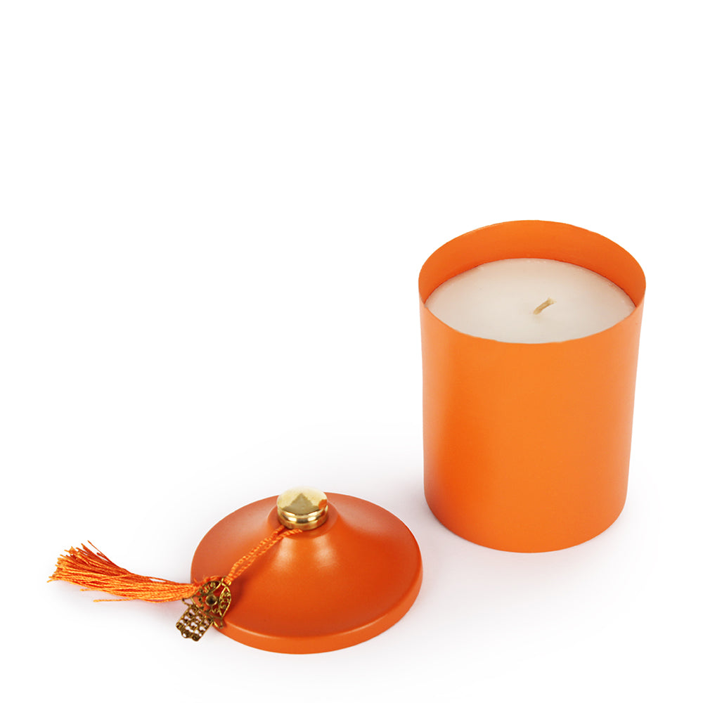 Caramelized Vanilla Scented Pyramid Candle
