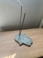 Concrete Incense Hamsa