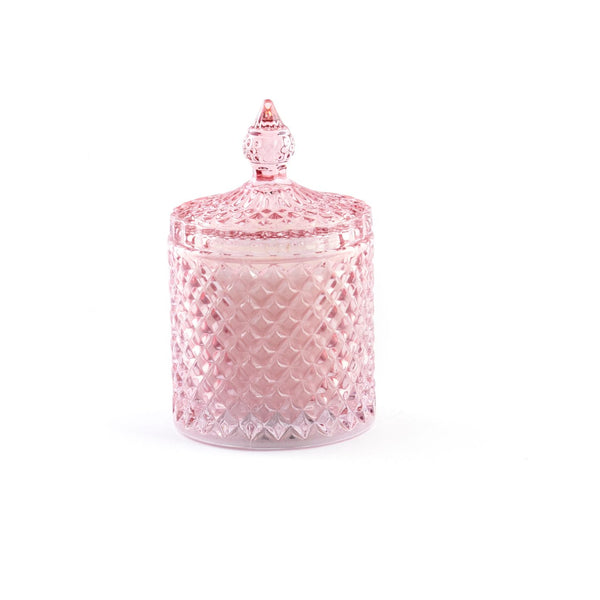 Rose Scented Glass Jar Candle