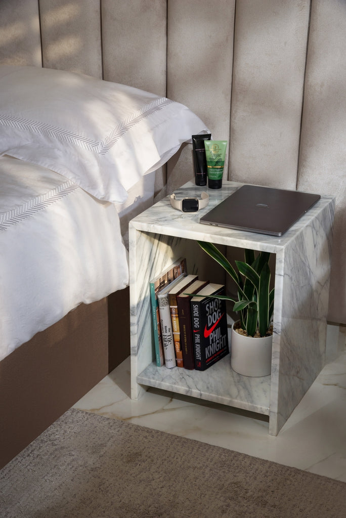 Linear Marble Side Table